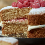 Ian and Henry’s classic Victoria sponge with vanilla buttercream and raspberry jam recipe on Living On The Veg