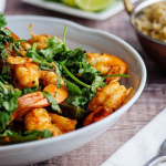Tom Kerridge prawn and okra curry with wholegrain rice and quinoa recipe on Sunday Brunch