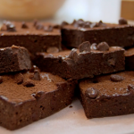 Tom Kerridge fudgy chocolate brownies with black beans and coffee recipe on Lose Weight and Get Fit