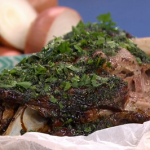 Bryn Williams Welsh lamb with potatoes recipe on This Morning