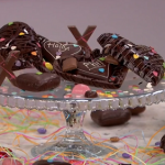 Paul A Young Valentine’s heart with chocolate pinata recipe on This Morning