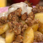 BOSH healthier apple crumble with custard recipe on This Morning