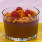 Simon Rimmer chocolate, orange and red wine pots recipe on Sunday Brunch