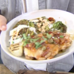 Donal Skehan honey and mustard chicken thighs with grilled baby gem salad recipe on This Morning