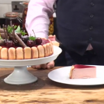 James Martin cherry and chocolate mousse (Charlotte Russe) recipe on This Morning