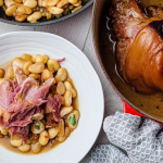 Simon Rimmer Cola Cooked Ham Hocks with Butter Beans recipe on Sunday Brunch