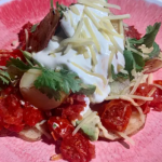 Phil Vickery fully loaded Friday nachos with sunblush tomatoes and sherry vinegar salsa recipe on This Morning