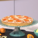 Phil Vickery apricot and almond tart with clotted cream recipe on This Morning