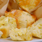 Ainsley Harriott cheesy chives and bacon muffins recipe on Ainsley’s Food We Love