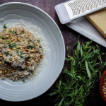 Simon Rimmer Mushroom and Roasted Pine Nut Risotto recipe on Sunday Brunch