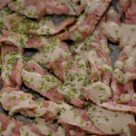 Nigella Lawson seared steak with anchovies, garlic and oil dressing recipe on Nigella’s Cook, Eat, Repeat