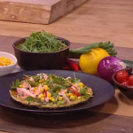 Freddy Forster salmon and sweetcorn frittata recipe on Steph’s Packed Lunch