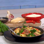 Joseph Denison-Carey spicy sausage with fennel, chilli and broccoli pasta recipe on This Morning