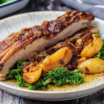 Simon Rimmer Pork Belly with Paprika Potatoes recipe on Sunday Brunch