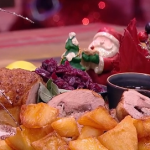 Clodagh McKenna affordable Christmas dinner recipe on Steph’s Packed Lunch