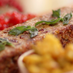 Lisa Faulkner nut roast with piccalilli recipe on John and Lisa’s Weekend Kitchen