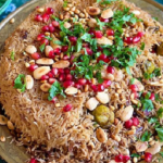 John Gregory-Smith charred sprout maklouba with rice and tahini recipe on Sunday Brunch