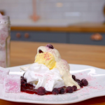 Raymond Blanc soft meringue with blackcurrant coulis and and Marshmallow recipe on Simply Raymond Blanc