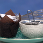 Phil Vickery chocolate muffins with tomato soup recipe on This Morning