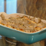 Ben Tish baked pasta with wild mushrooms, chestnuts and truffle recipe on Saturday Kitchen