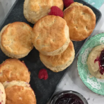 Donal Skehan perfect scones with raspberries and raspberry jam recipes on This Morning