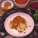 Clodagh McKenna chicken tagine with toasted almonds and couscous recipe on Steph’s Packed Lunch