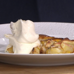James Martin apple tart with puff pastry and walnut and honey ice cream recipe on This Morning