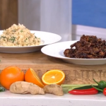 James Martin deep fried chilli beef and egg-fried rice with prawn toast recipe on This Morning