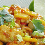 Ching He Huang Crispy Sweet Chilli Tofu with Water Chestnuts and Jasmine Rice recipe on Lorraine