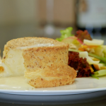 Clive Fretwell double baked cheese souffle recipe on Simply Raymond Blanc