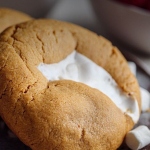 Simon Rimmer Peanut Butter and Marshmallow Cookies with a Choc Dip recipe on Sunday Brunch