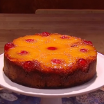 Freddy and Tristan Forster pineapple upside down cake recipe on Steph’s Packed Lunch