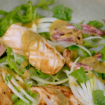 Raymond Blanc flash fried squid with a fennel and rocket salad recipe