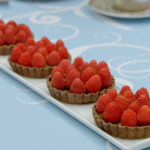 Prue Leith vegan chocolate and raspberry tart recipe on The Great Celebrity Bake Off for SU2C