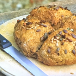Kate Humble bread with beer and coriander seeds recipe on Escape To The Farmp