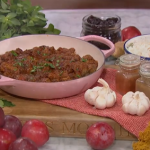 Nisha Katona lamb shoulder and plum curry recipe on This Morning