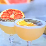 Rachel Khoo grapefruit and orange gin sour cocktail recipe