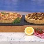 Phil Vickery quiche masterclass with roasted cauliflower, bacon and onions recipe on This Morning