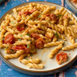 John Gregory-Smith baked feta pasta with cherry tomatoes recipe on Sunday Brunch