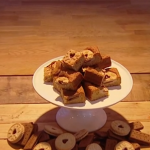 John Whaite biscuit blondies recipe on Steph’s Packed Lunch