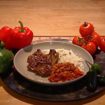 Oti Mabuse chakalaka with lamb chops, beans, chillies and tomatoes recipe on Steph’s Packed Lunch