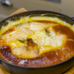 James Martin smoked haddock with brioche and cheese fondue recipe on James Martin’s Saturday Morning