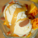 Ainsley Harriott honeycomb ice-cream sundae with butterscotch sauce recipe on Ainsley’s Food We Love