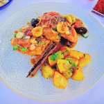 Ainsley Harriott Spanish style chicken with saffron potatoes recipe on Ainsley’s Mediterranean Cookbook