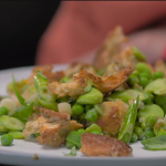 Dr Rupy spring panzanella recipe on Cook Clever, Waste Less with Prue and Rupy