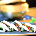 Gok Wan bao buns (Chinese sandwich) with vegetable filling recipe