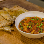 Angela Hartnett braised cuttlefish with pancetta, fennel, peas and tomatoes recipe on James Martin’s Saturday Morning