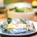 Gok Wan lo mai gai dim sum with rice and lotus leaves recipe on Gok Wan’s Easy Asian