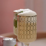 Lisa Faulkner mocktail mule with ginger bear and soda water recipe on John and Lisa’s Weekend Kitchen
