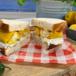 Nisha Katona fish finger sandwich with Indian spices recipe on This Morning